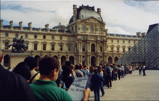 Entrance to the Louvre